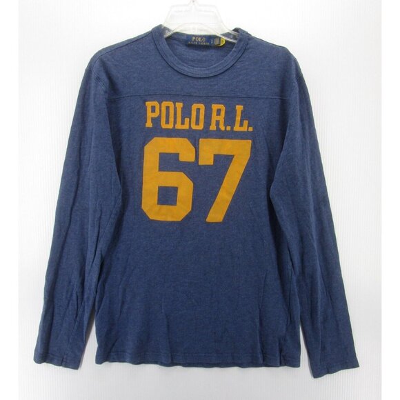 Polo Ralph Lauren Other - Ralph Lauren Polo Shirt Small Pullover RL67 Logo Graphic Preppy Knit *